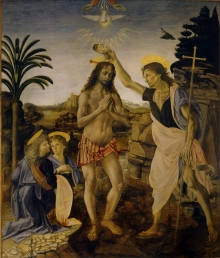 Verrocchio,_Leonardo_da_Vinci_-_Battesimo_di_Cristo_-_Google_Art_Project